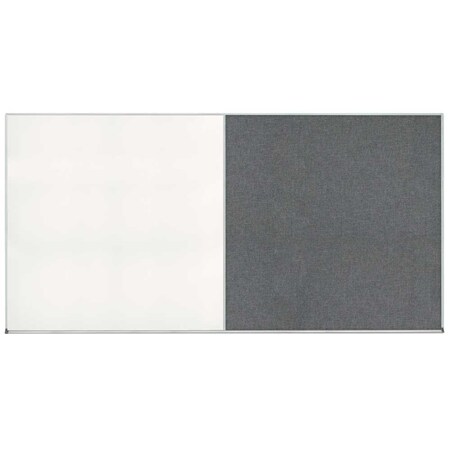 United Visual Products Enclosed Corkboard, 1 Door, 18"x24", 4" Fra UV3414-WHITE-CLOUD